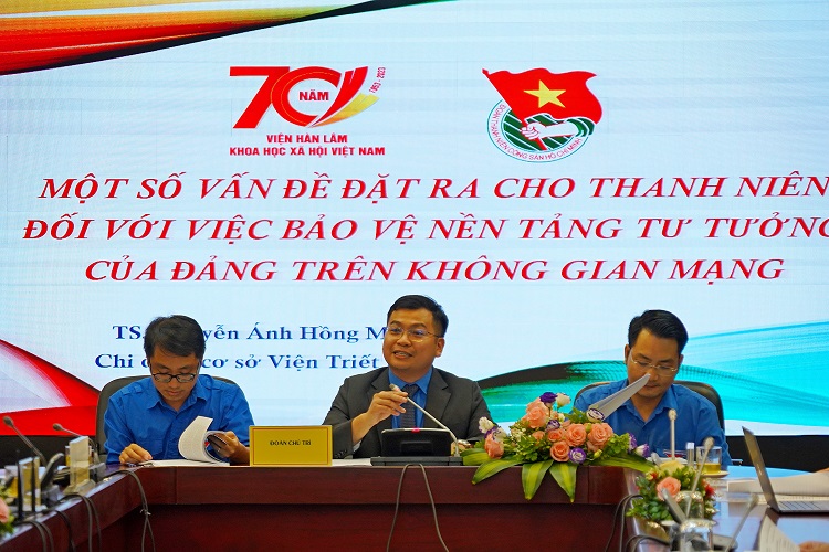 TS. Nguyễn Tuấn Anh, Bí thư Đoàn TNCS HCM Viện Hàn lâm chủ trì Phiên 1