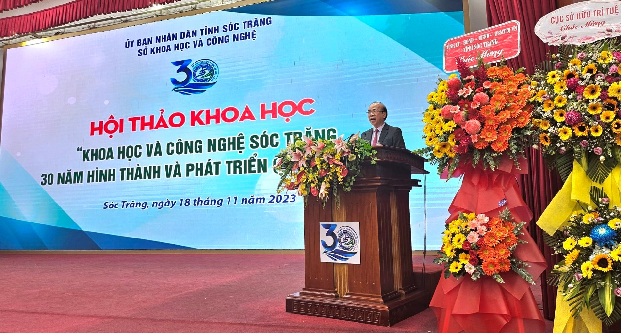 TS. Phan Chí Hiếu phát biểu tại Hội nghị