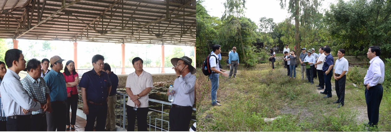 Đoàn làm việc tại địa phương