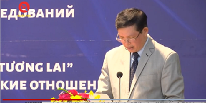 PGS.TS. Nguyễn Chiến Thắng, Viện trưởng Viện Nghiên cứu Châu Âu phát biểu