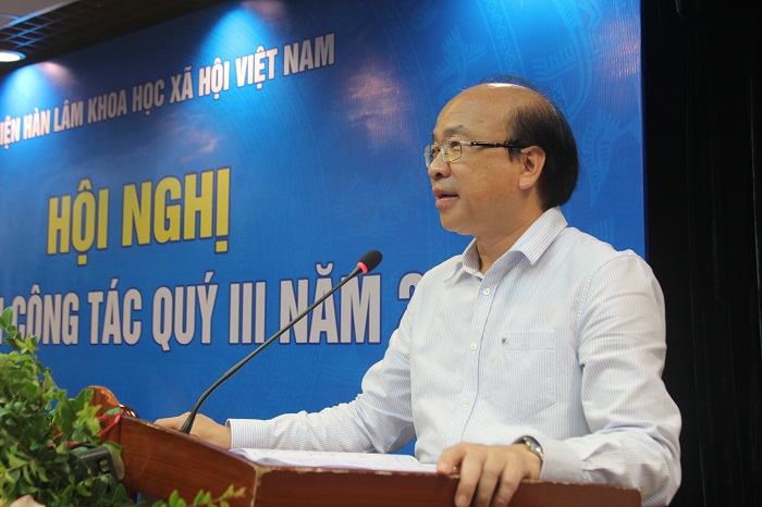 TS. Phan Chí Hiếu, Chủ tịch Viện Hàn lâm phát biểu chỉ đạo Hội nghị