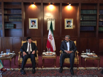 Chủ tịch Viện Hàn lâm trao đổi ý kiến với Thứ trưởng Bộ Ngoại giao Iran, Ngài Morteza Sarimadi