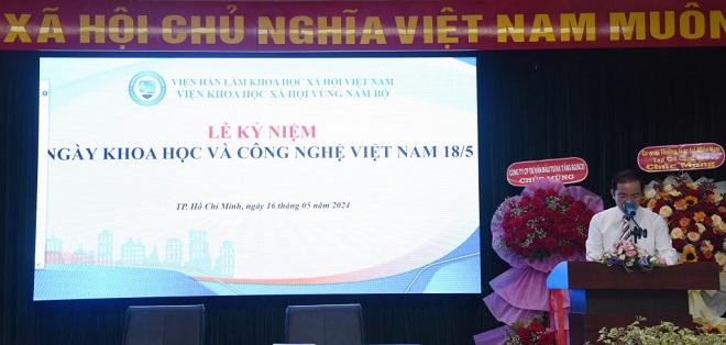 PGS.TS. Vũ Tuấn Hưng phát biểu tại Lễ kỷ niệm