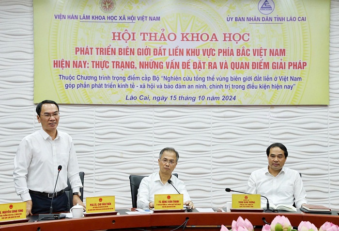 PGS.TS. Chu Văn Tuấn, Viện trưởng Viện Nghiên cứu Tôn giáo, Chủ nhiệm Chương trình phát biểu kết luận Hội thảo