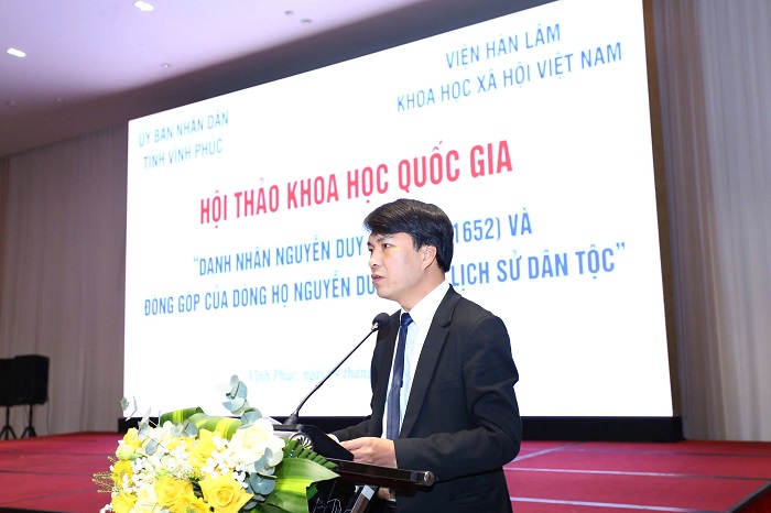 TS. Lê Quang Chắn, Phó Viện trưởng điều hành Viện Sử học phát biểu kết luận Hội thảo