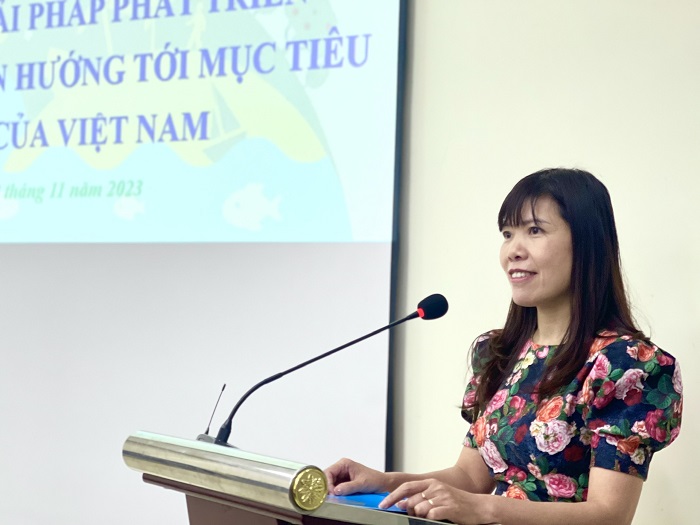 TS. Nguyễn Song Tùng, Viện trưởng Viện Địa lý nhân văn phát biểu khai mạc tại Hội thảo