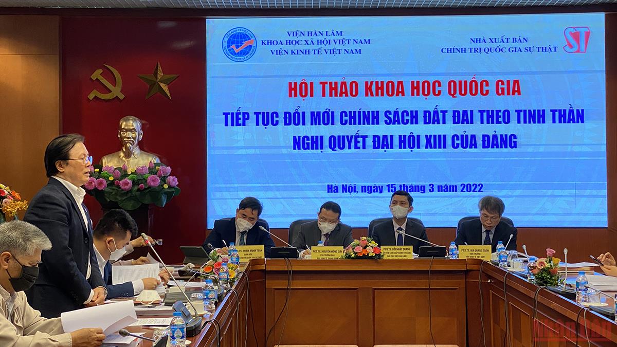 Quang cảnh Hội thảo khoa học quốc gia 