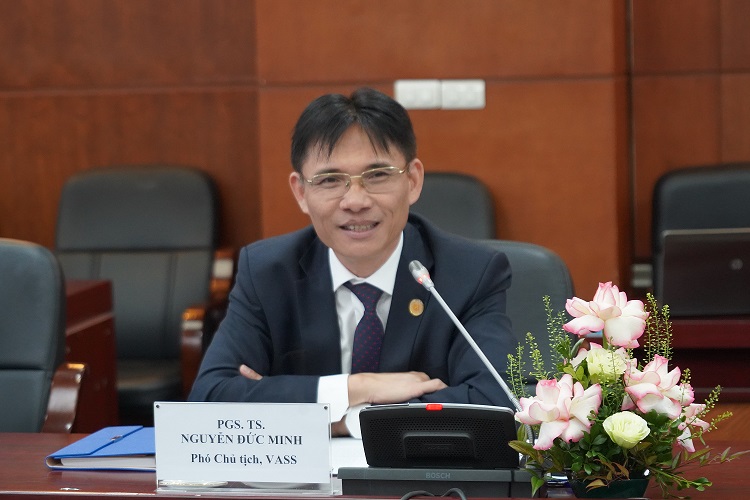 PGS.TS. Nguyễn Đức Minh, Phó Chủ tịch Viện Hàn lâm tại buổi làm việc