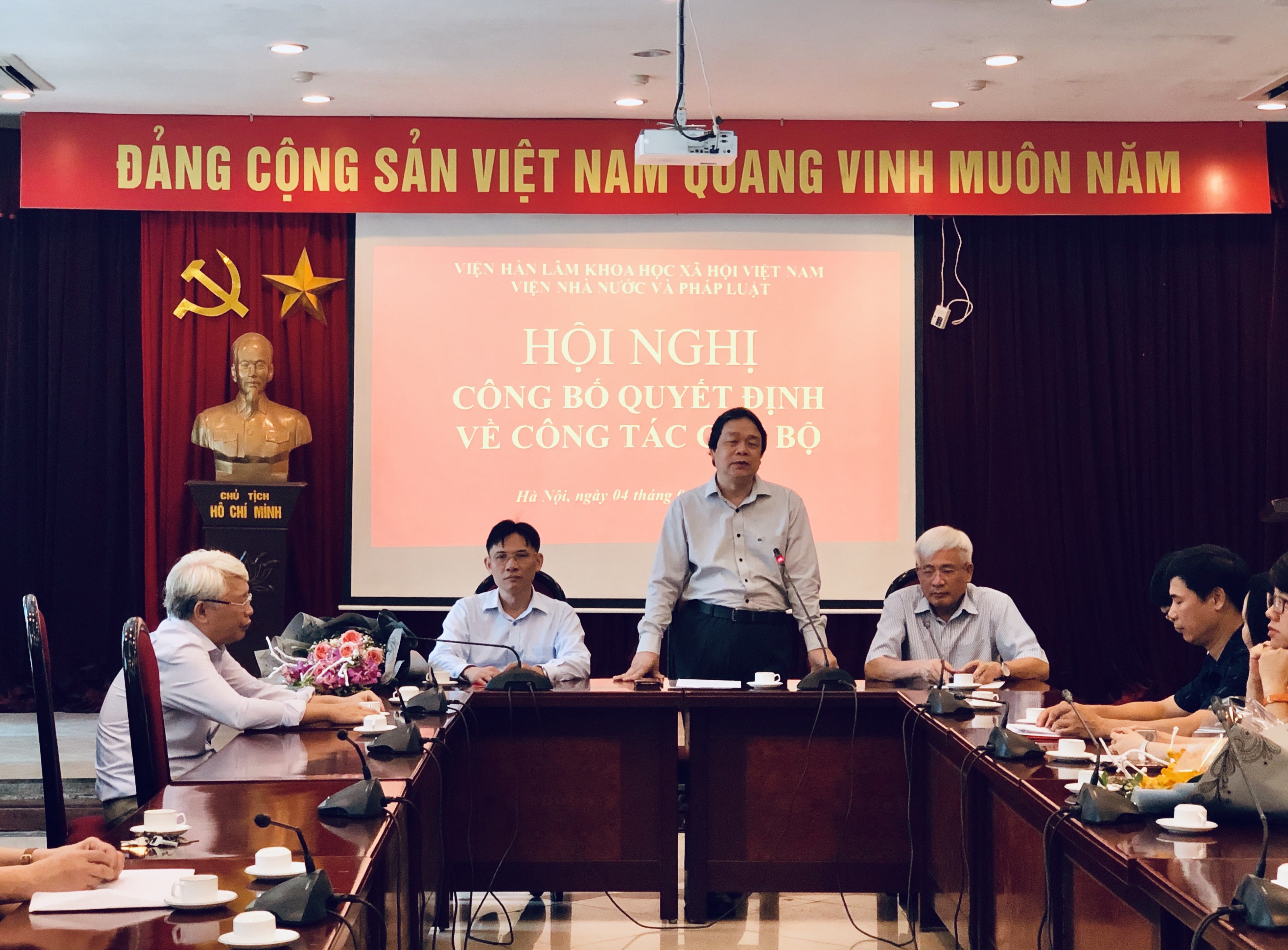 Phó Chủ tịch Đặng Nguyên Anh phát biểu giao nhiệm vụ tại buổi lễ <br>
