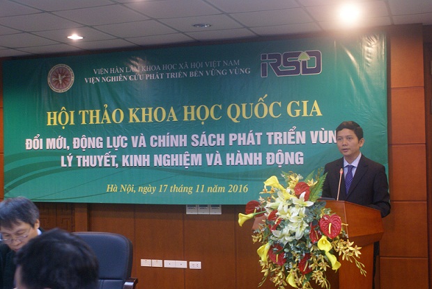 PGS.TS. Bùi Nhật Quang, Phó Chủ tịch Viện Hàn lâm<br>phát biểu khai mạc tại Hội thảo