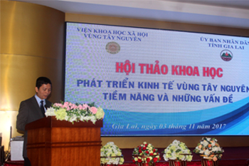 PGS.TS. Bùi Nhật Quang, Phó Chủ tịch Viện Hàn lâm phát biểu khai mạc tại Hội thảo