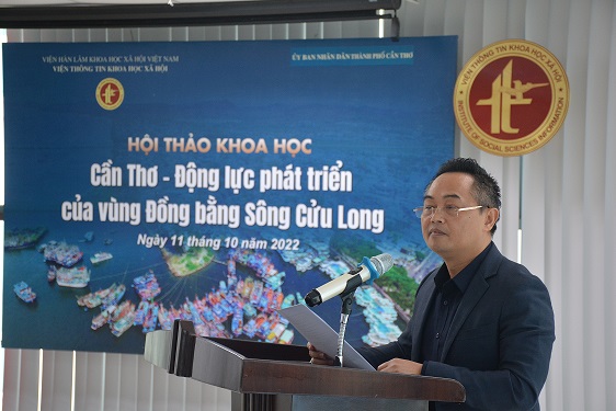 PGS.TS. Lê Hải Đăng, Phó Viện trưởng Viện Thông tin KHXH phát biểu khai mạc tại Hội thảo