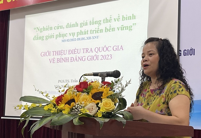 PGS.TS. Trần Thị Minh Thi phát biết đề dẫn Hội thảo