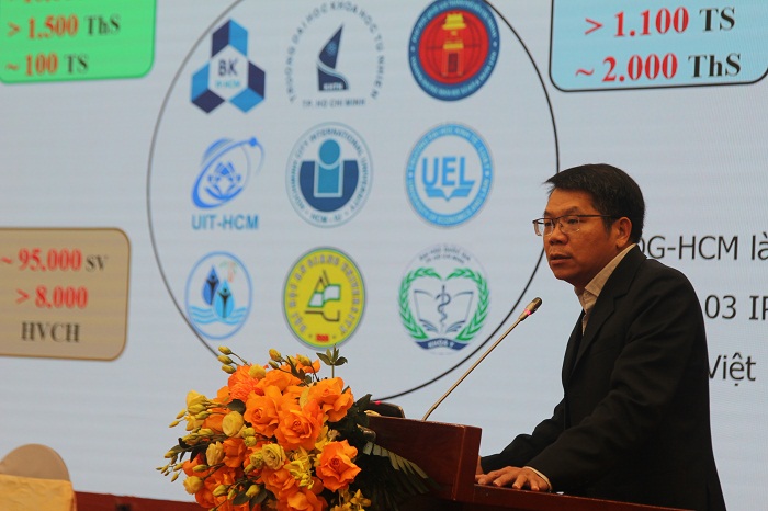 Đại biểu phát biểu ý kiến tham luận tại Hội nghị