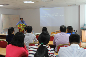 PGS.TS. Trần Minh Tuấn phát biểu khai giảng Khóa học