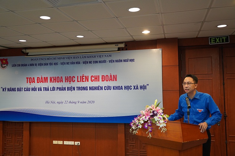 TS. Phạm Quang Linh phát biểu tại Tọa đàm