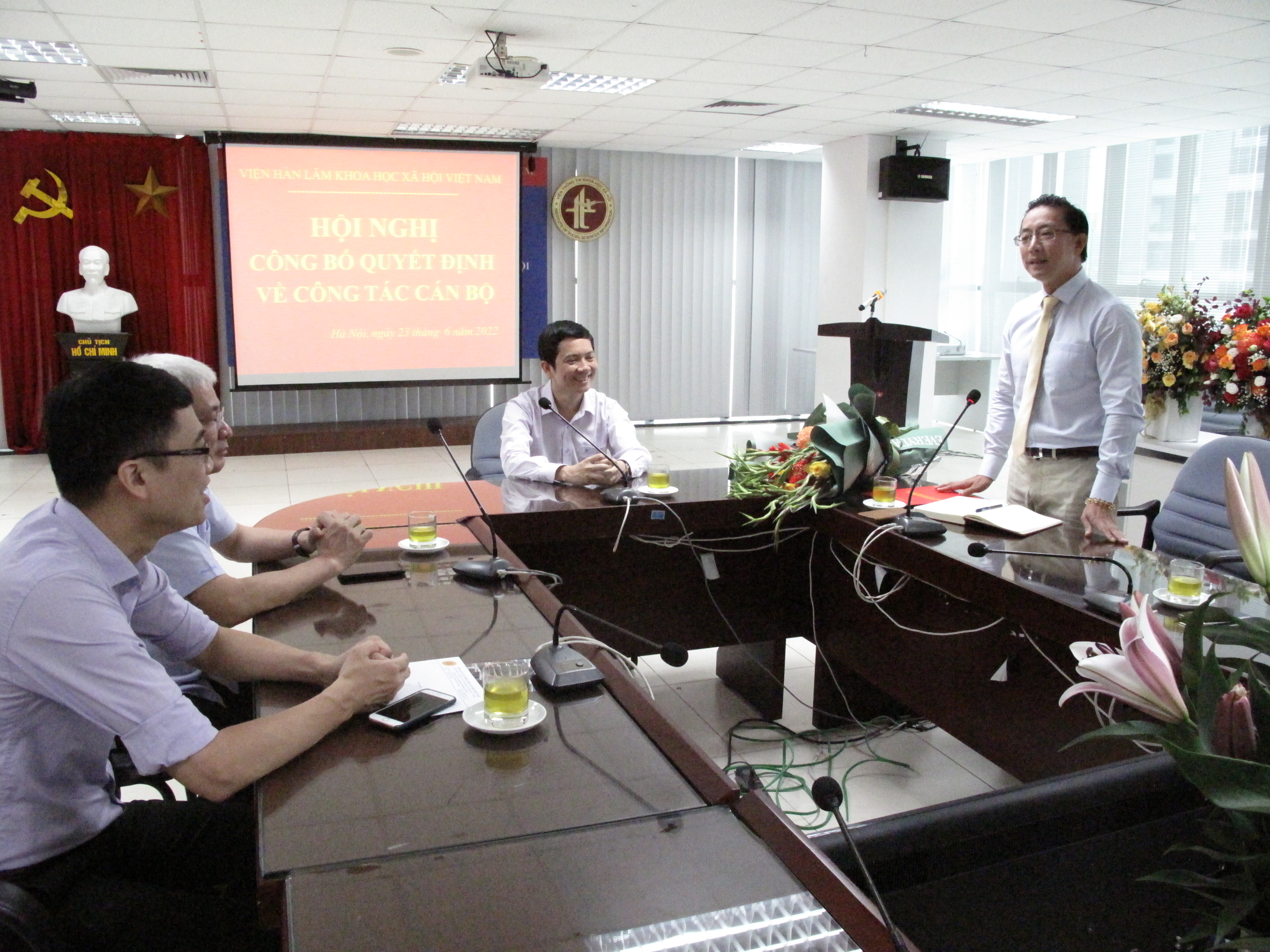 PGS.TS. Vũ Hùng Cường phát biểu nhận nhiệm vụ