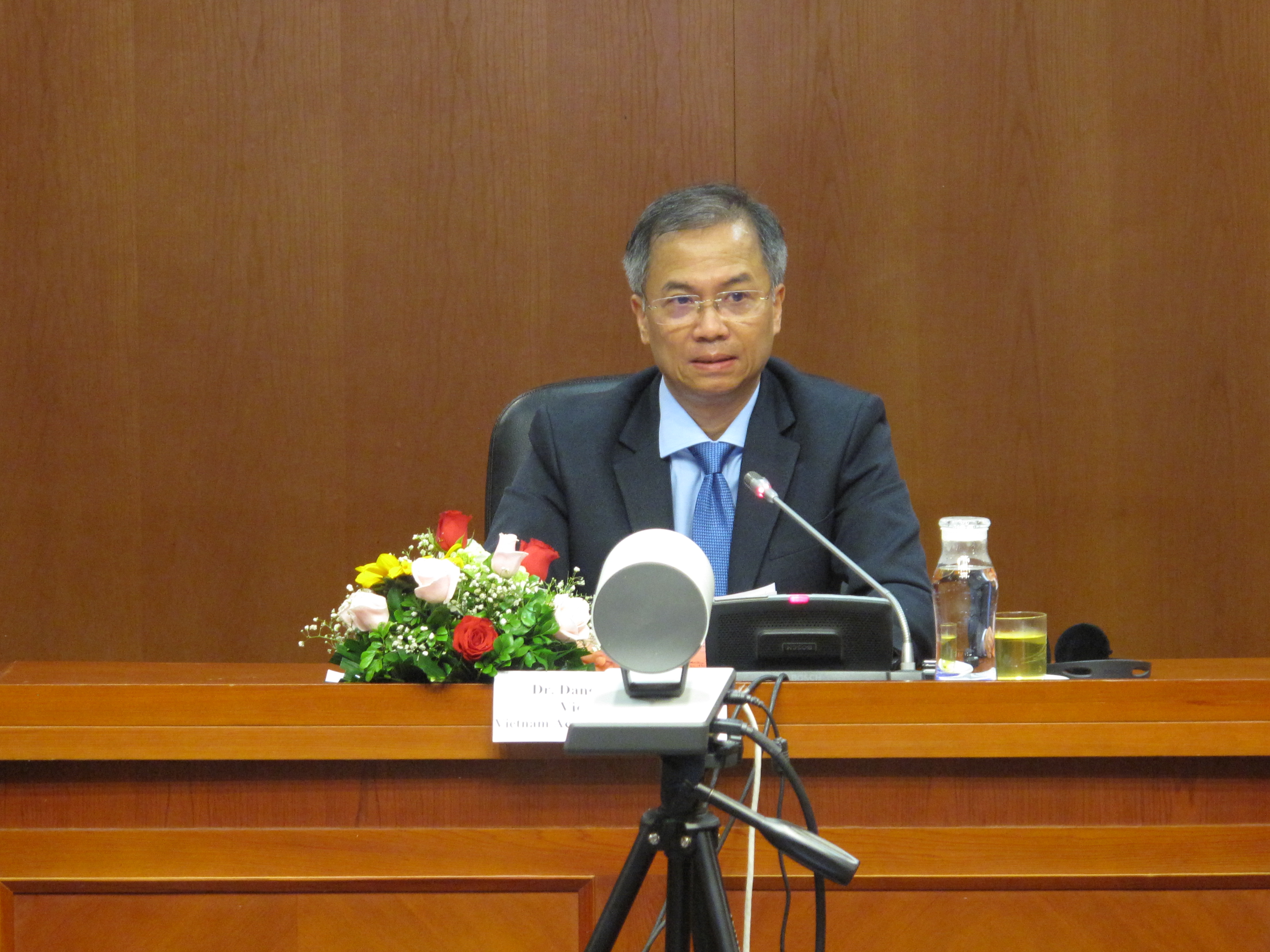 TS. Đặng Xuân Thanh, Phó Chủ tịch Viện Hàn lâm KHXH Việt Nam phát biểu khai mạc Hội thảo