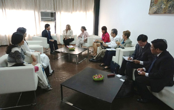 Bộ trưởng Bộ Khoa học, Công nghệ và MT Cuba tiếp Đoàn