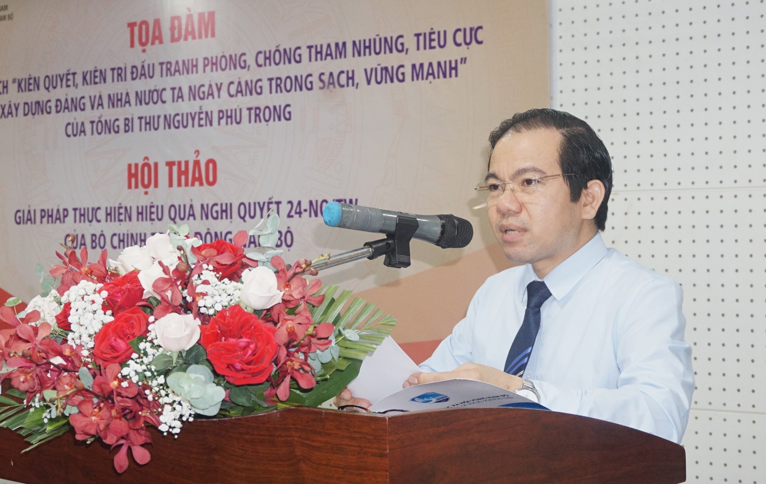 PGS.TS Vũ Tuấn Hưng phát biểu chào mừng