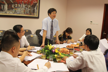 Đồng chí Nguyễn Hữu Minh phát biểu chỉ đạo Đại hội