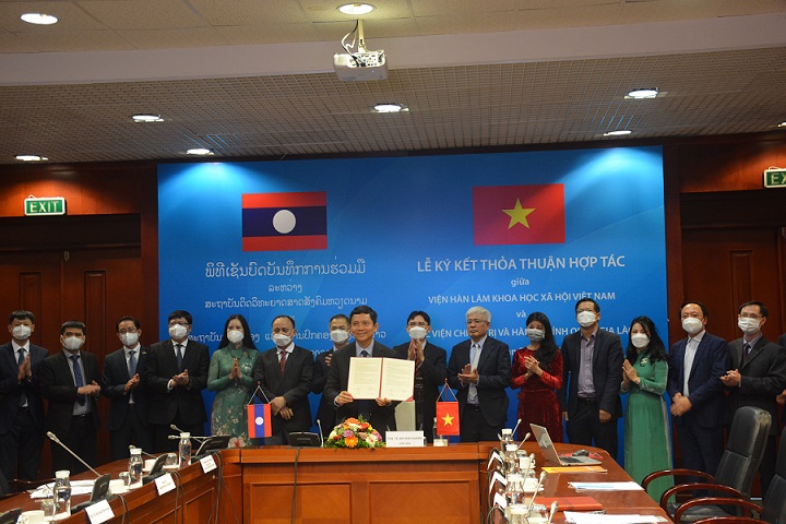 Chủ tịch Viện Hàn lâm Bùi Nhật Quang ký kết Biên bản Thỏa thuận hợp tác với NAPPA tại buổi lễ