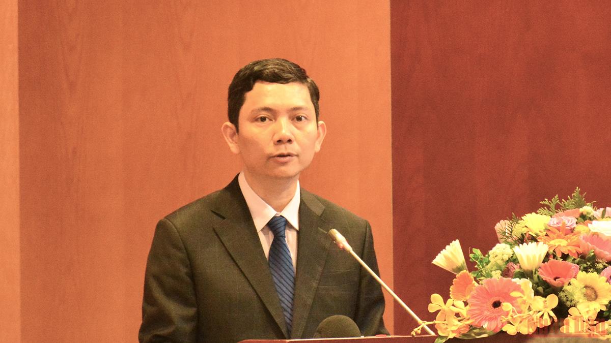 Chủ tịch Viện Hàn lâm khoa học xã hội Việt Nam Bùi Nhật Quang.