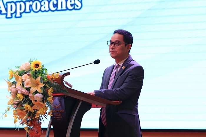 PGS.TS. Tạ Minh Tuấn, Phó Chủ tịch VASS phát biểu tại Hội thảo