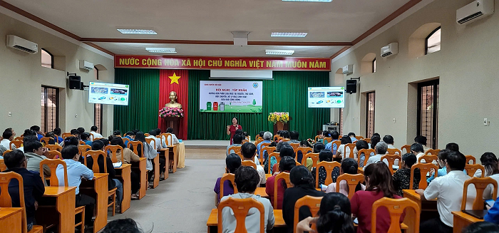 TS. Nguyễn Thị Hồng Ngọc - Học viện Nông nghiệp Việt Nam chia sẻ tại Hội nghị